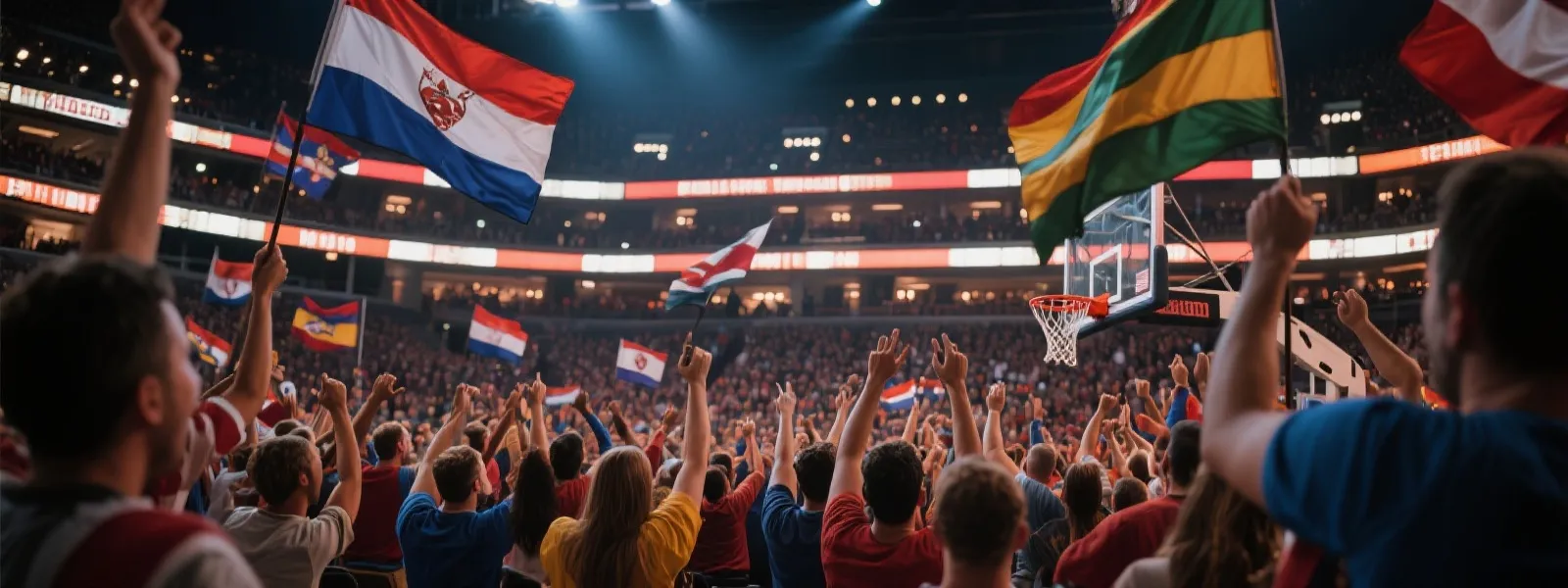 中国篮球赛场氛围