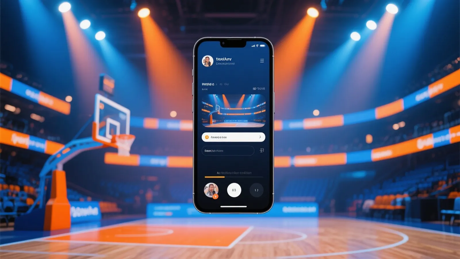 篮球赛事直播应用视觉